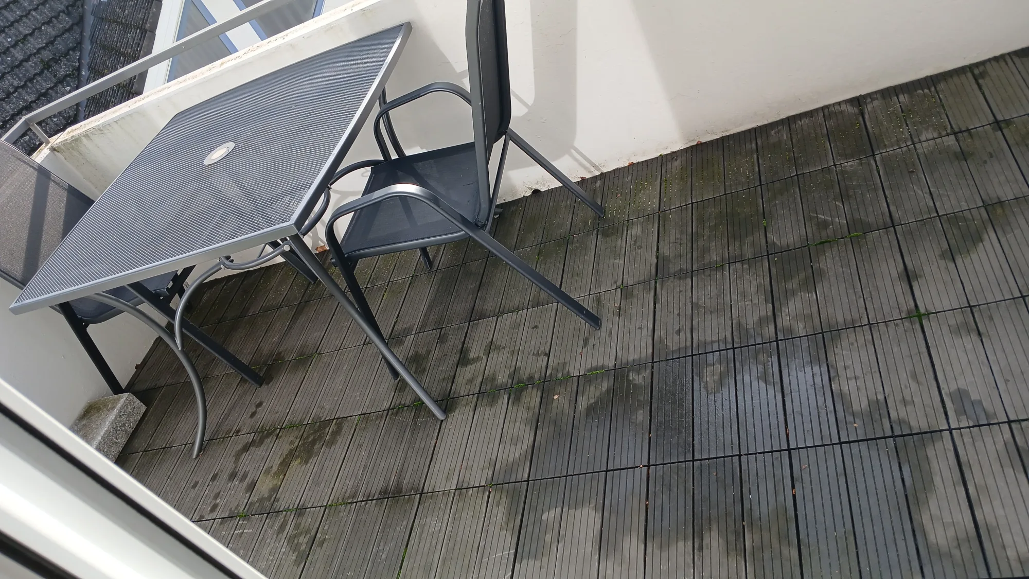 Balkon nach dem Herbst (nachher)