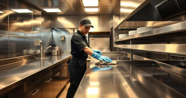 Gastronomie-Reinigung: Küche, Gastraum und HACCP ohne Stress mit der Lebensmittelkontrolle